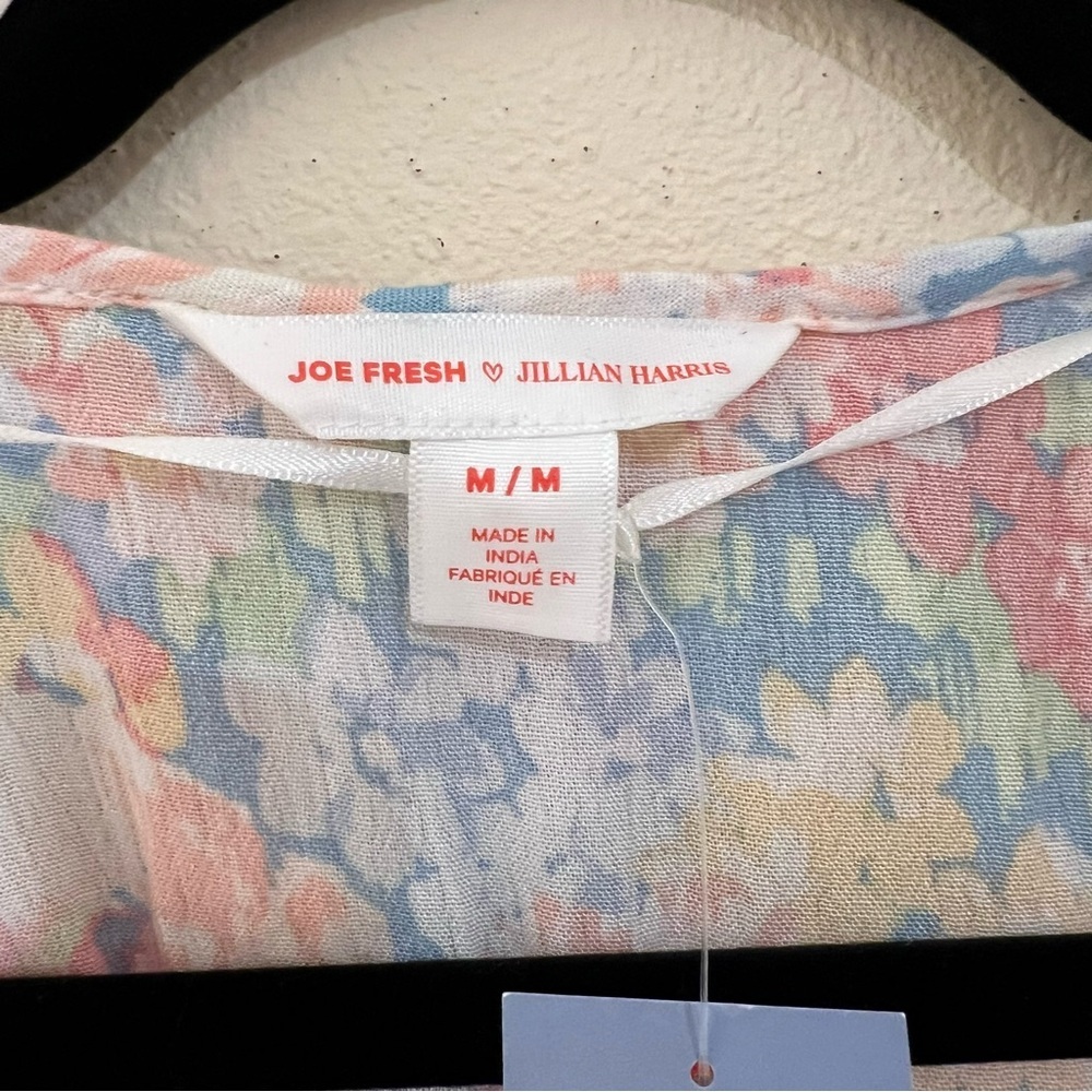 Joe Fresh x Jillian Harris Floral Maxi Wrap Dress M NWT - Picture 5 of 6